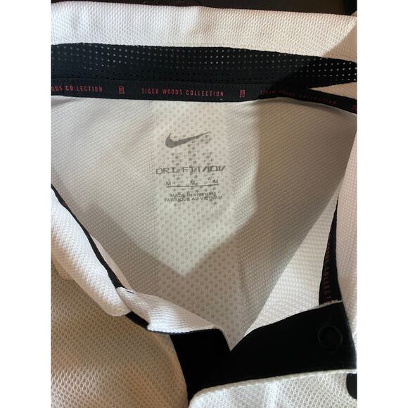 Nike Dri-FIT Victory White Tennis Polo Shirt Men’s Medium | Athletic Golf Top - Picture 8 of 9